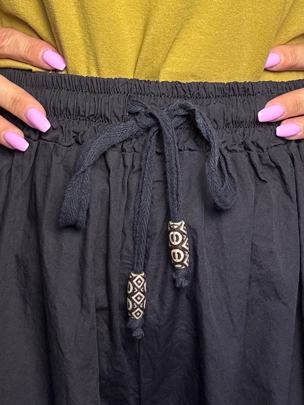 Pantalone 100% cotone Sangallo blu
