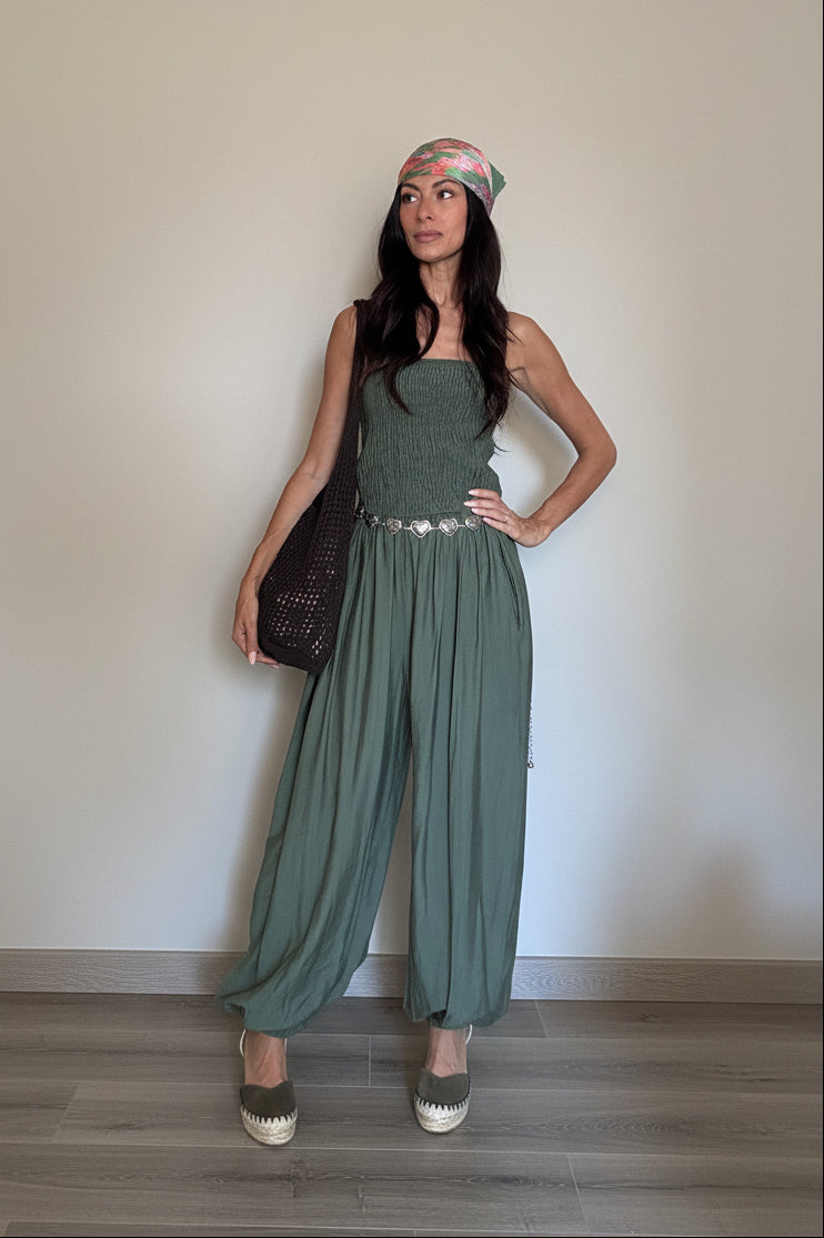 Tuta Mykonos verde oliva