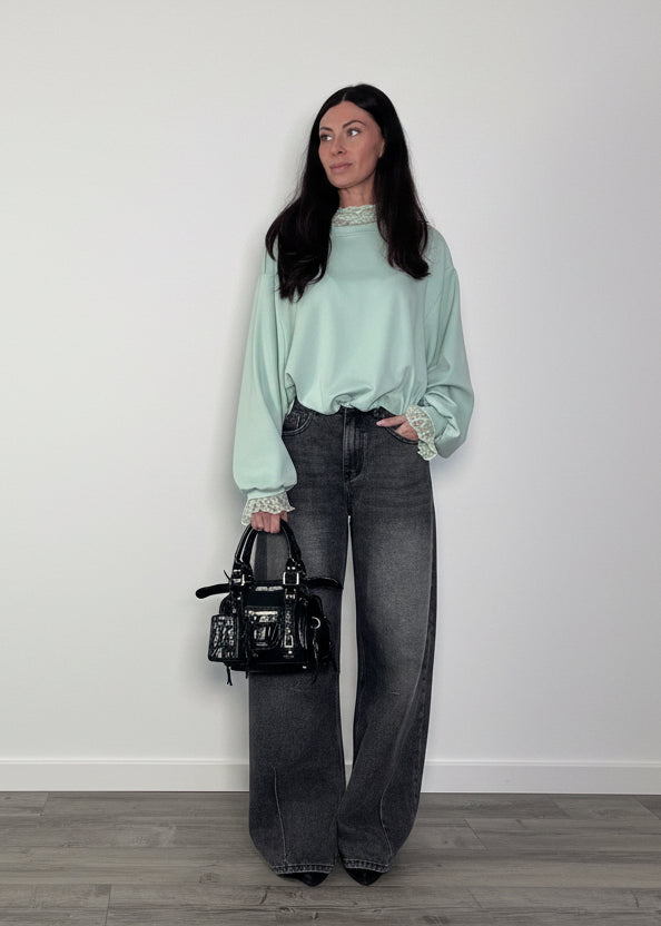 Maglia felpa Sbuffo verde