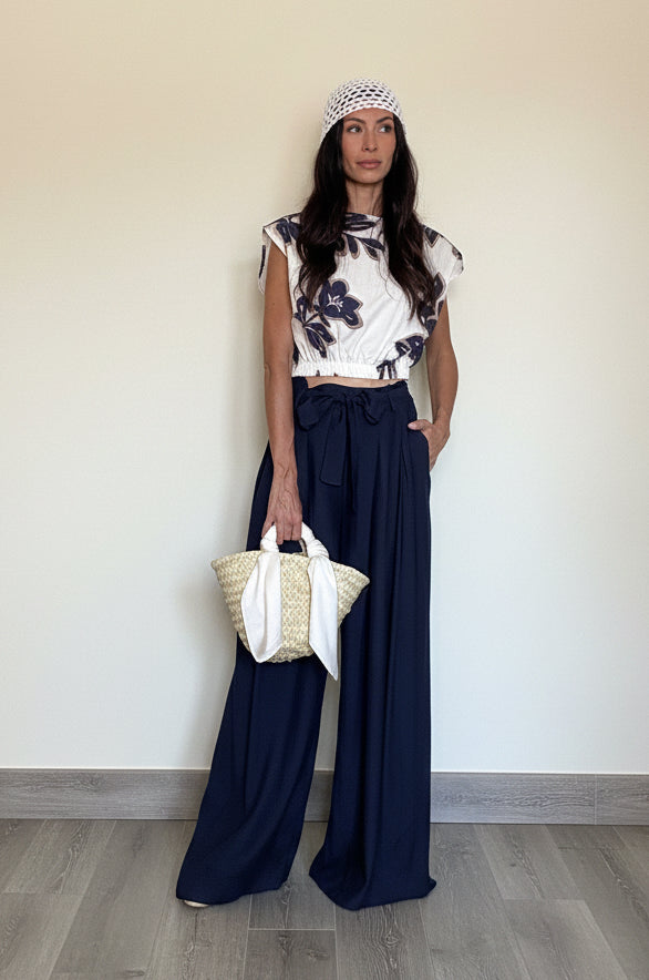 Pantalone Barcelona blu