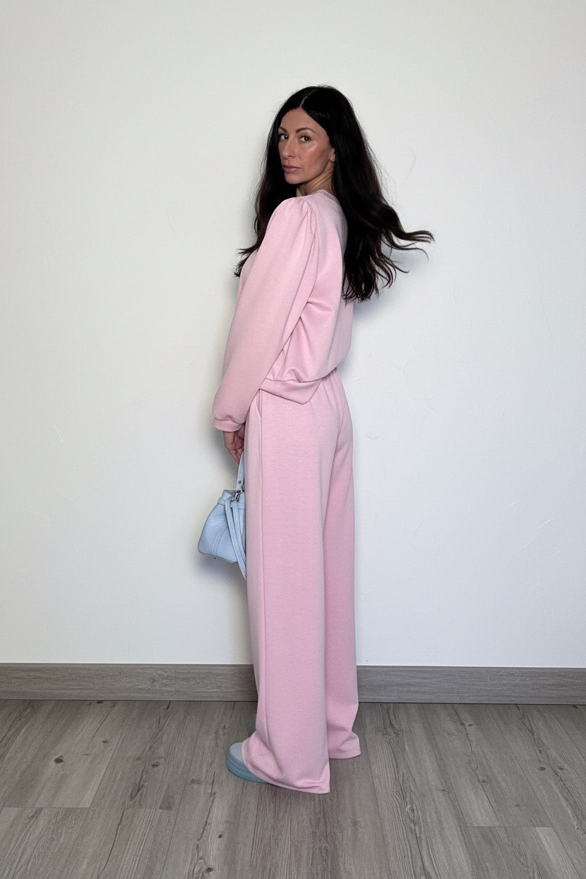 Completo tuta Incanto rosa