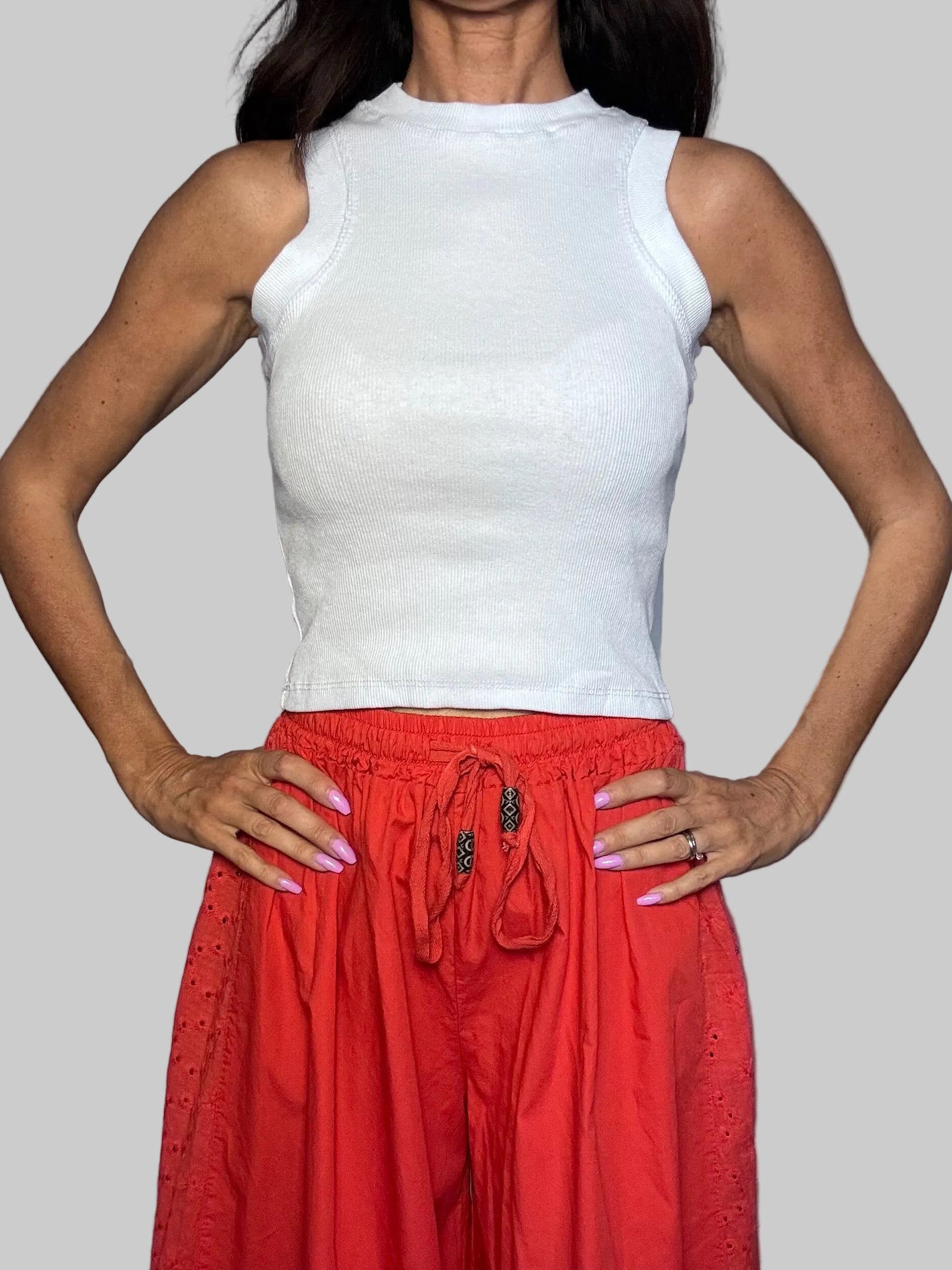 Top Cotton bianco