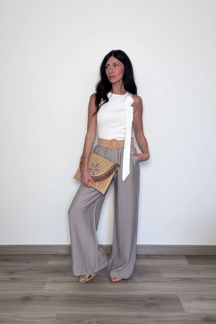 Pantalone Soleil fango