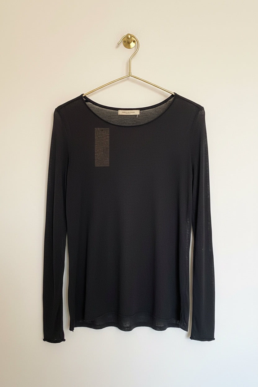Maglia cashmere nera