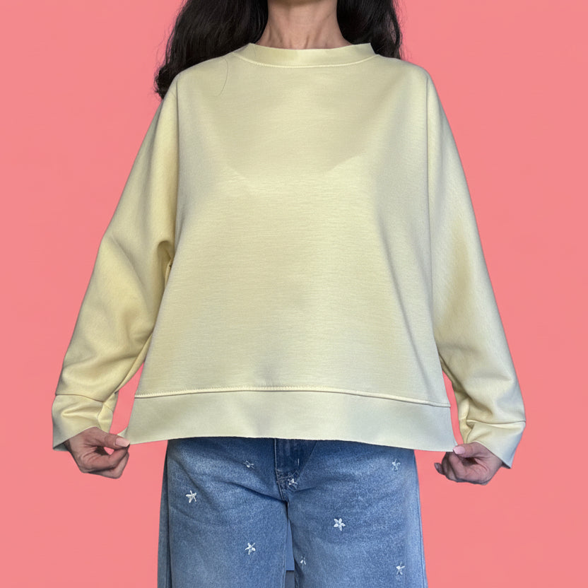 Felpa Limoncello gialla