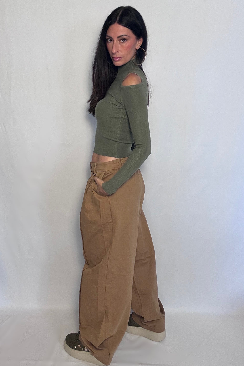 Jeans balloon Thea biscotto