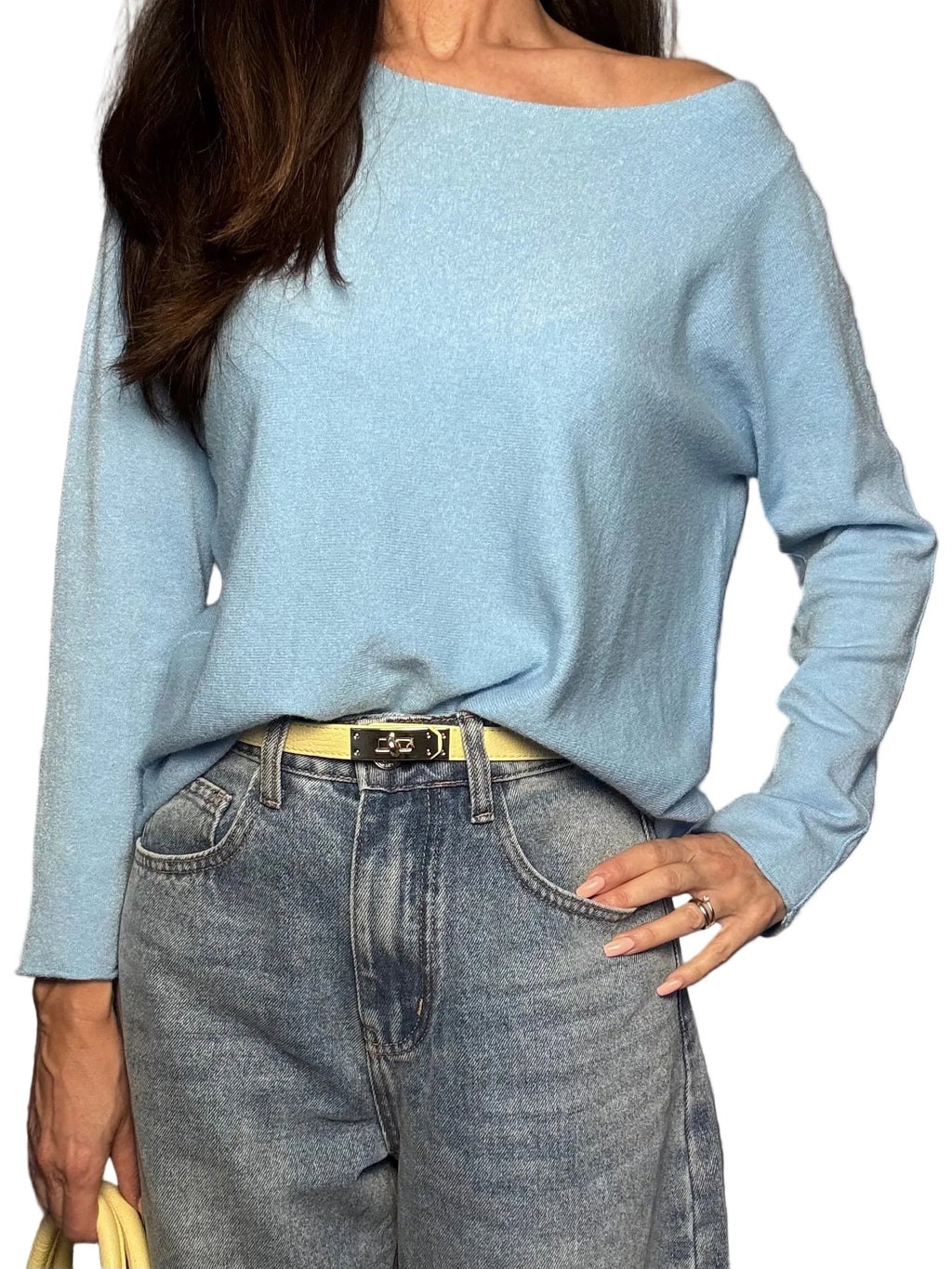 Maglioncino Sarah azzurro