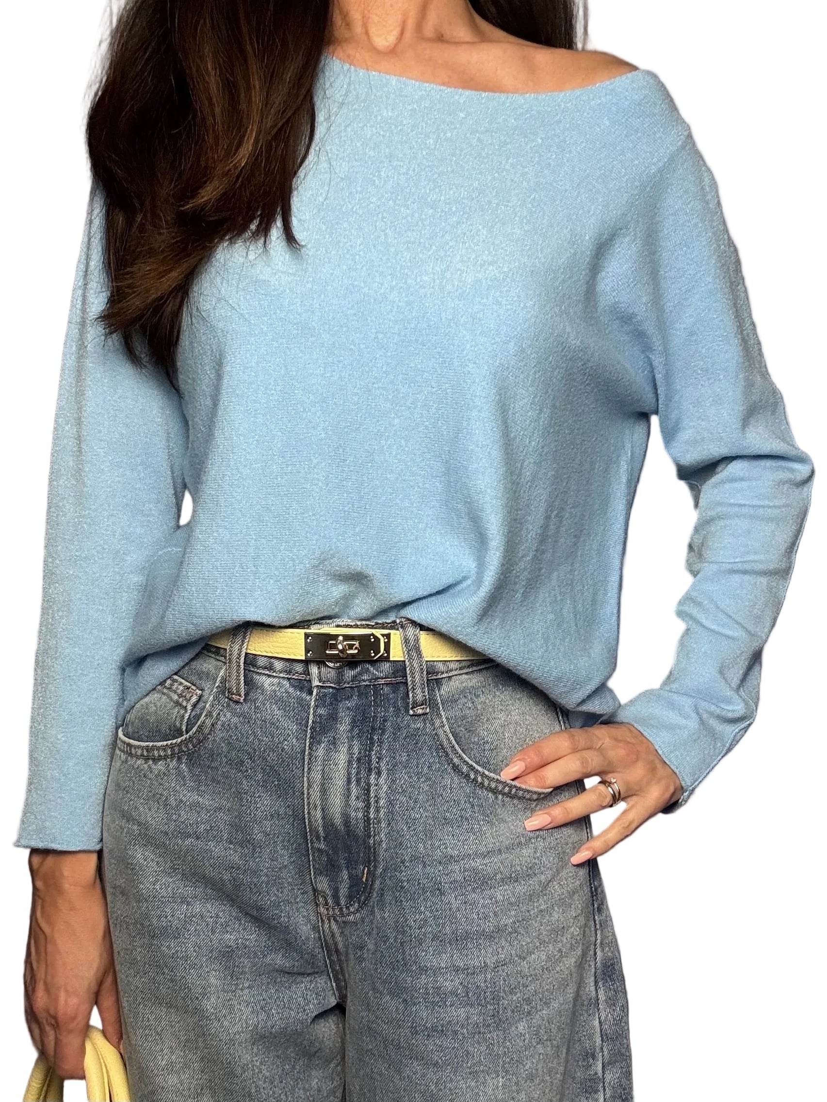 Maglioncino Sarah azzurro