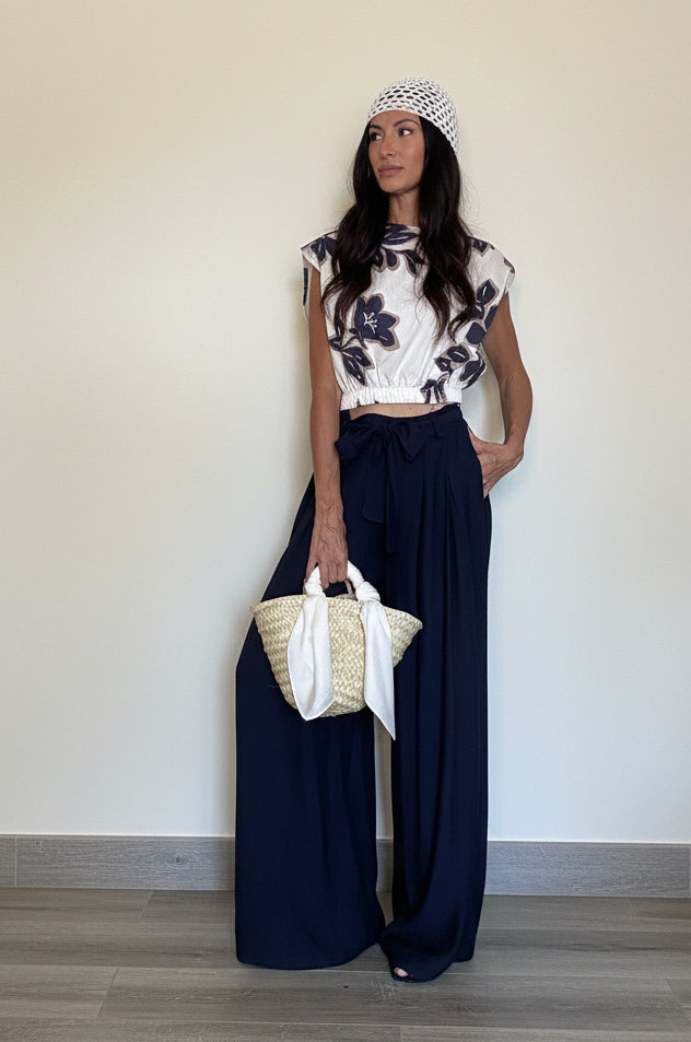 Pantalone Barcelona blu