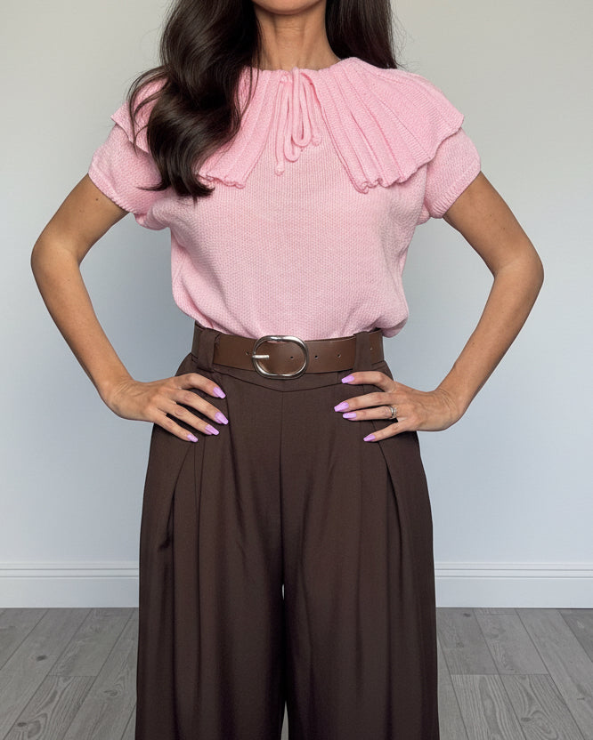Pull Daisy 100% cotone rosa