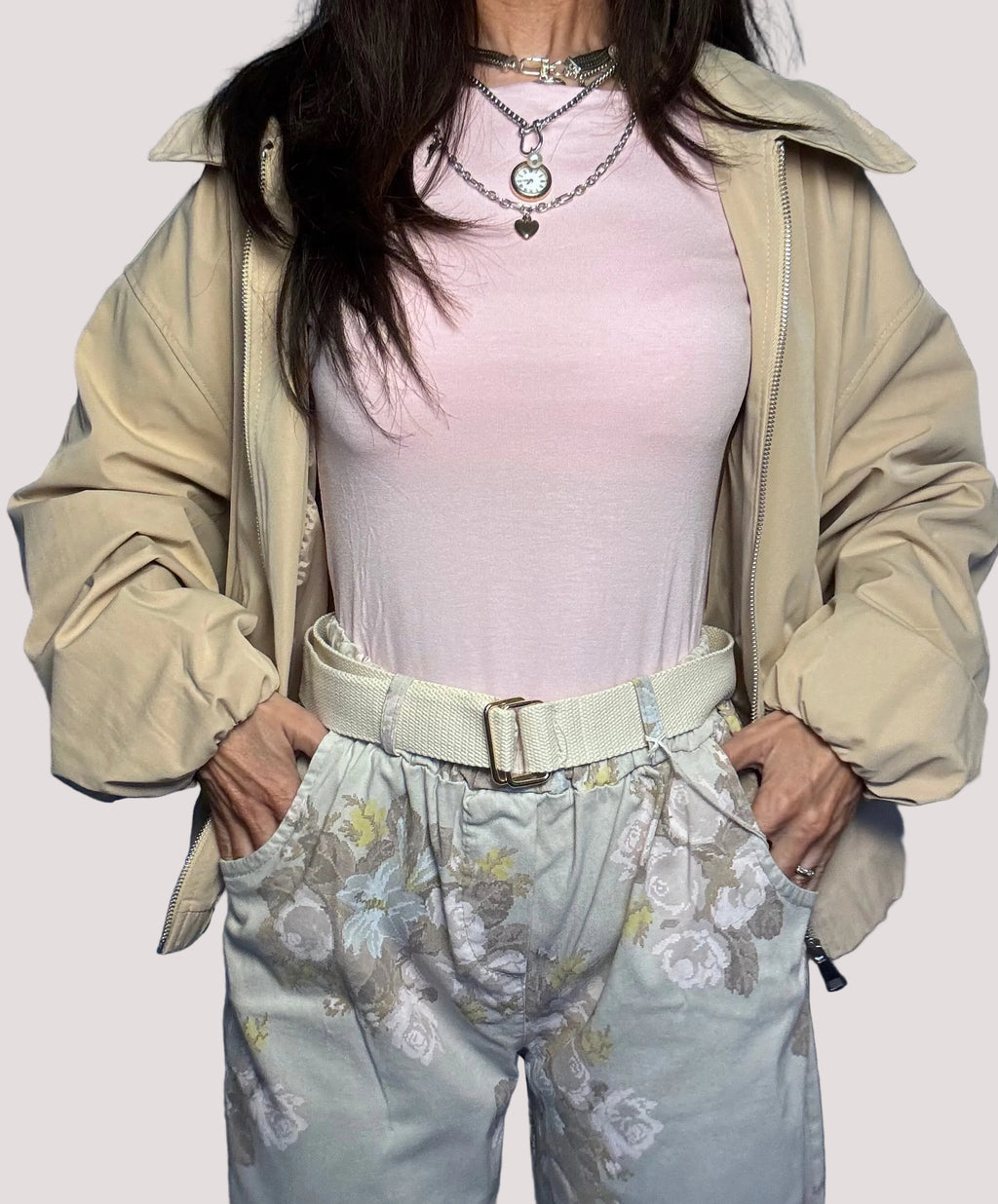 Bomber Ambra beige