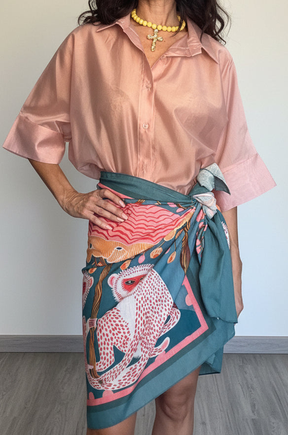 Camicia velata Lady rosa