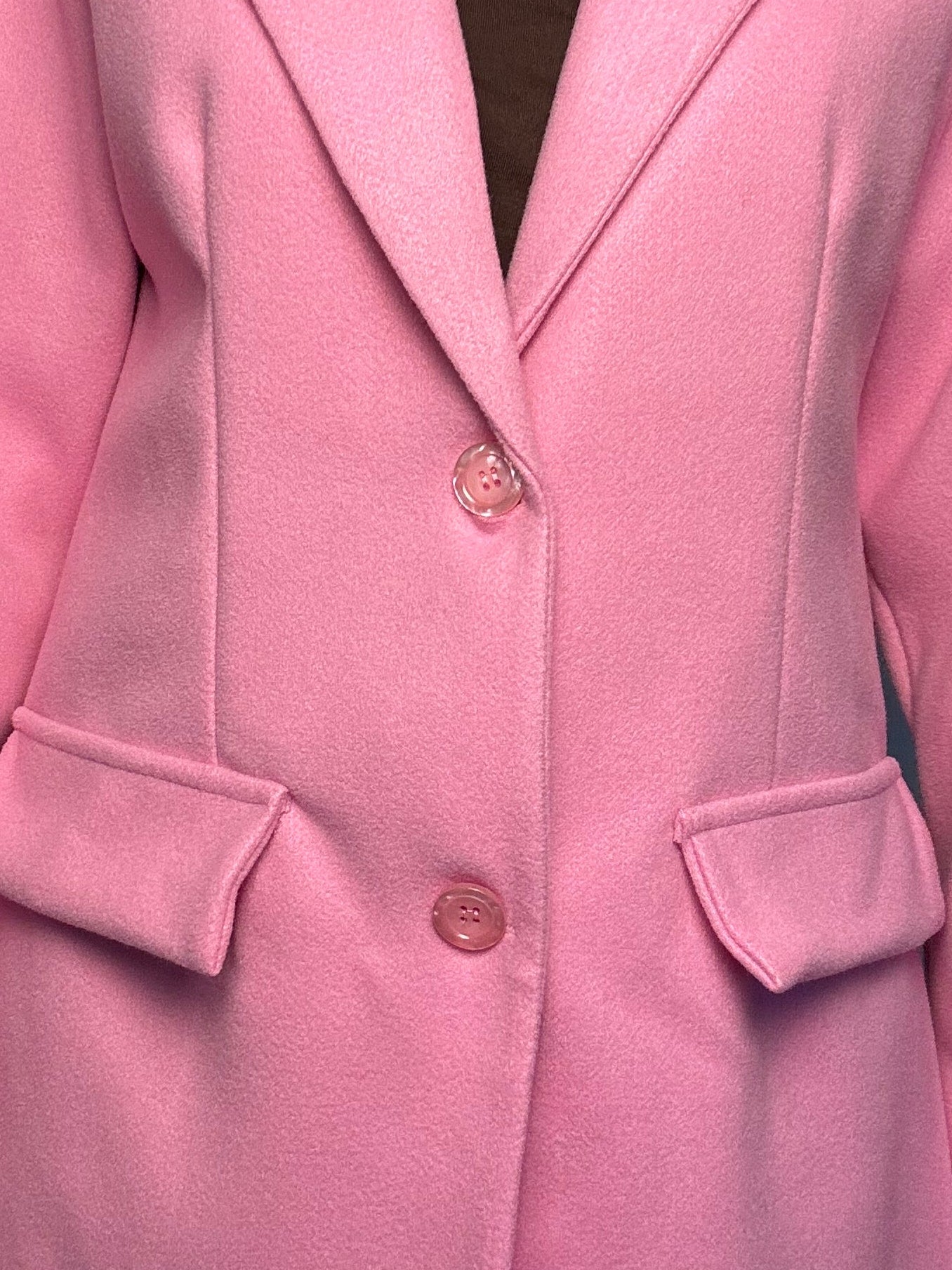 Cappotto lungo Pinky rosa
