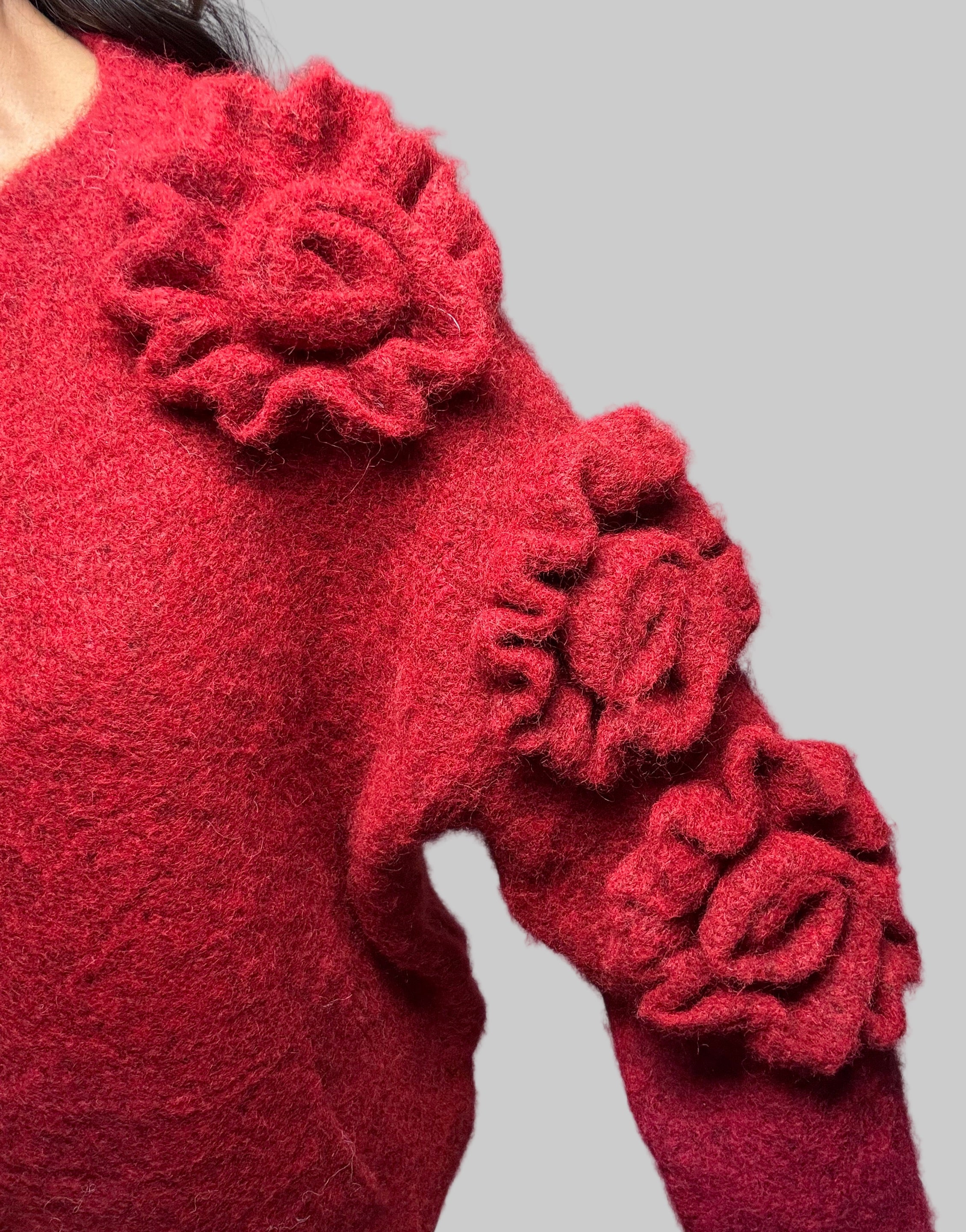 Pull Roses (limited edition) rosso carminio