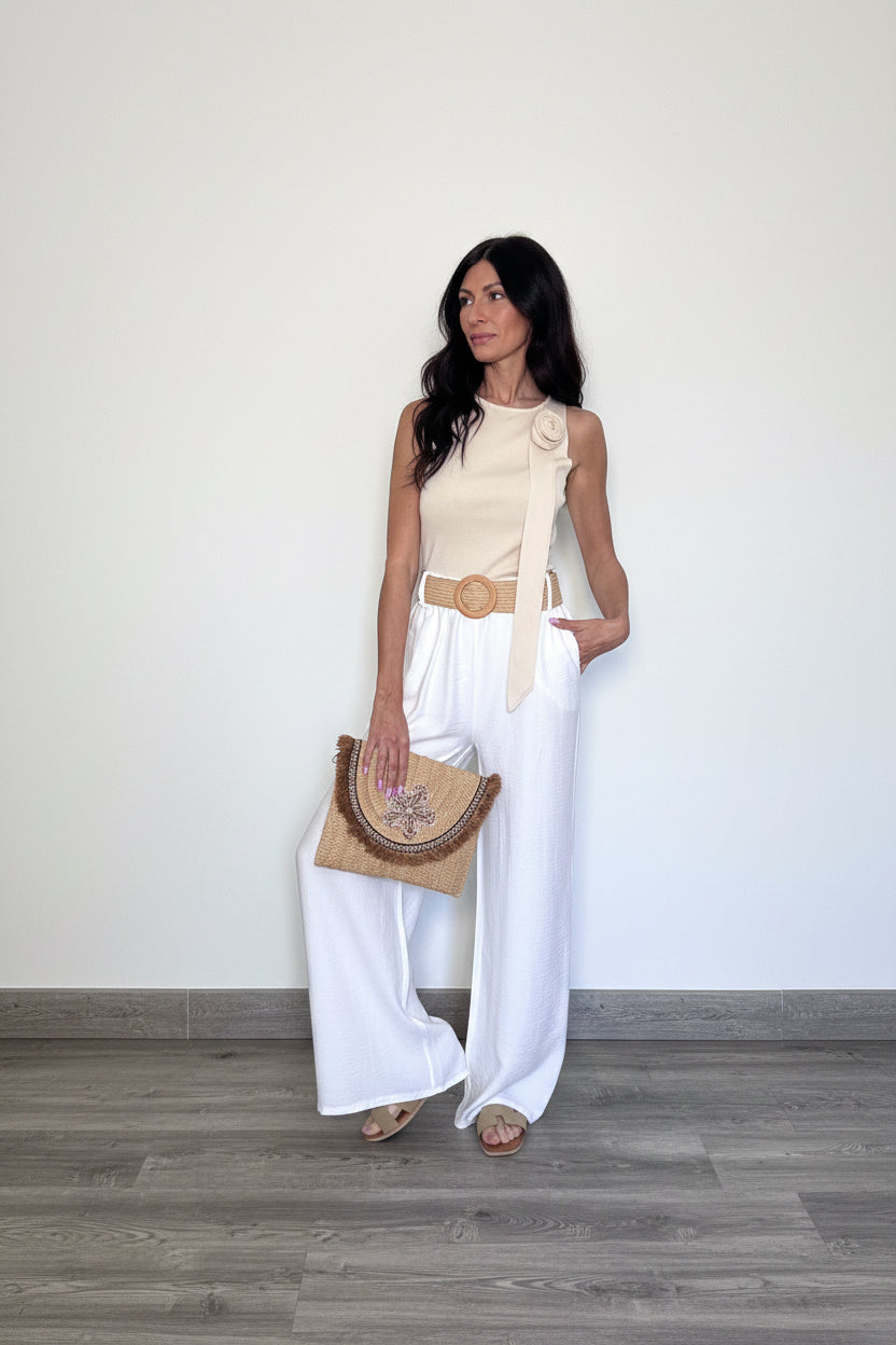Pantalone Soleil panna