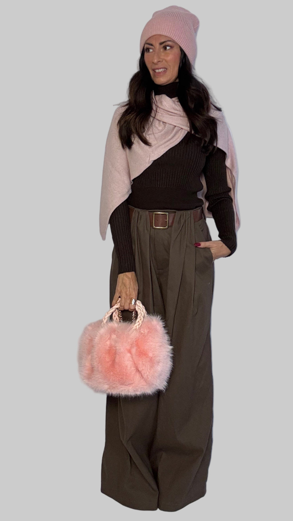 Sciarpa Cashmere rosa