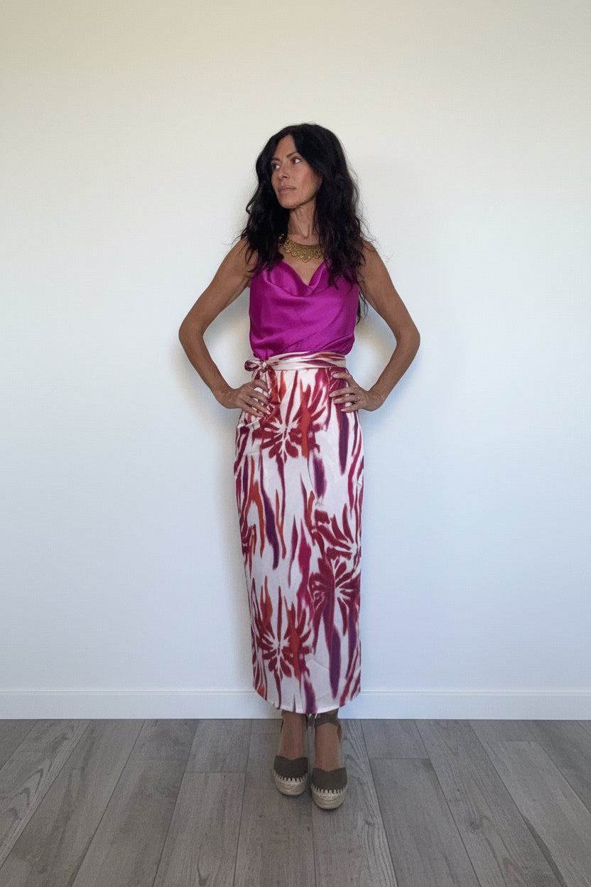 Top Silky fucsia