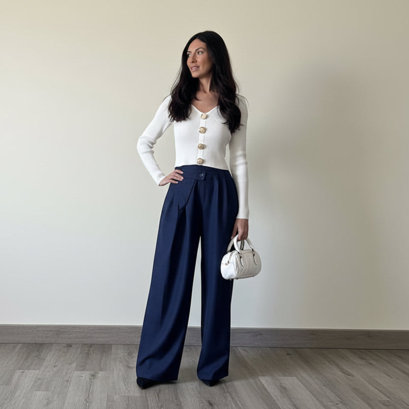 Pantalone Jasmine blu