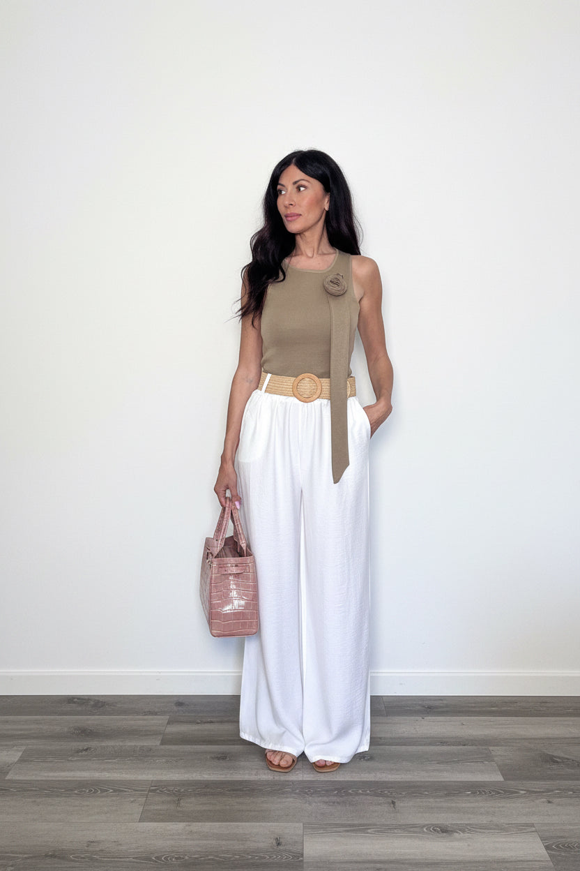 Pantalone Soleil panna