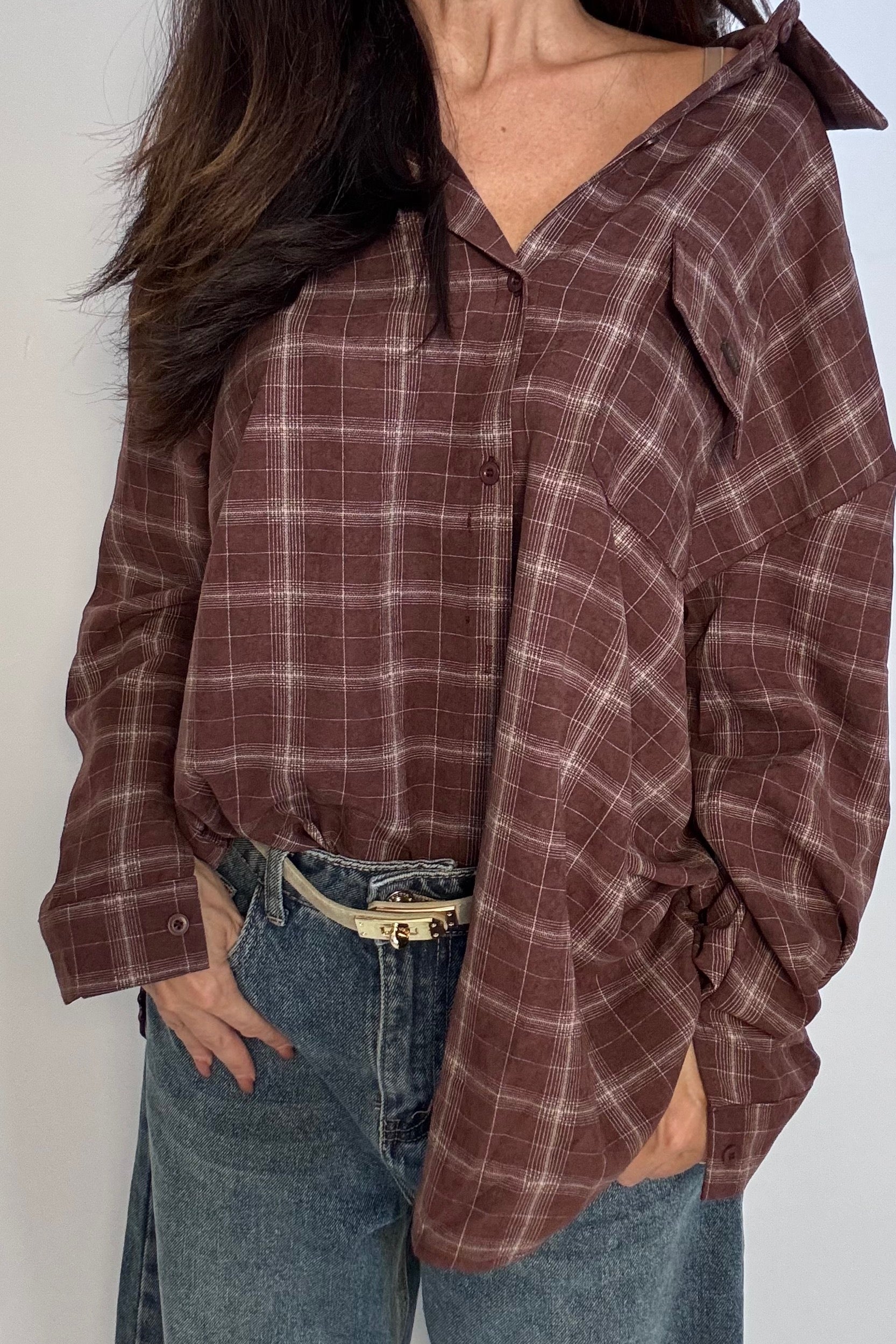 Camicia Texas vino