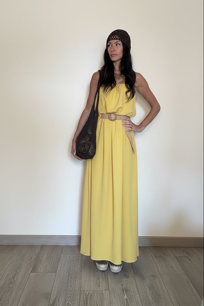 Abito Fuerteventura giallo senape
