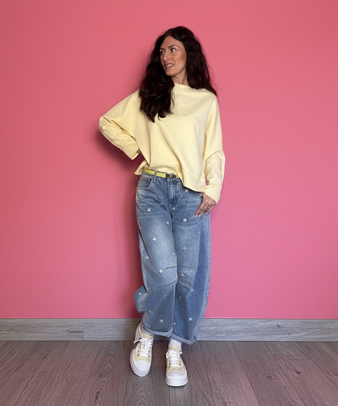 Felpa Limoncello gialla