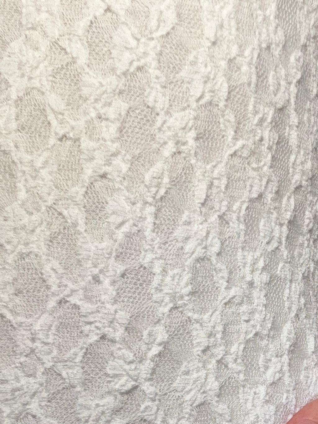 Abito pizzo panna