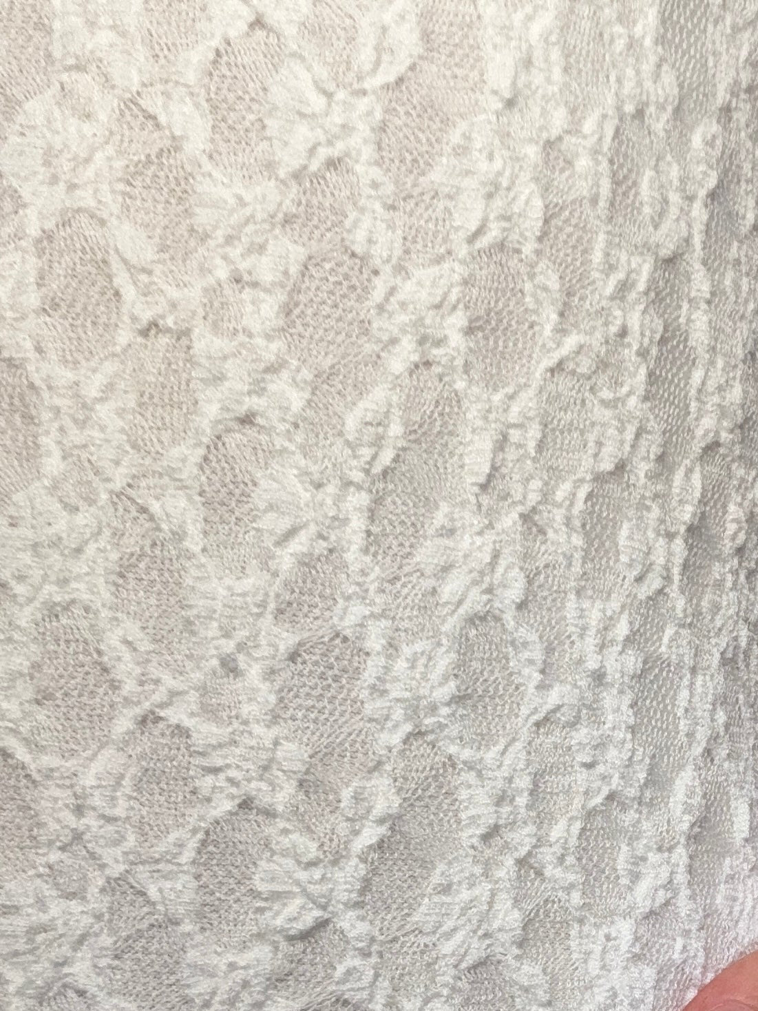 Abito pizzo panna