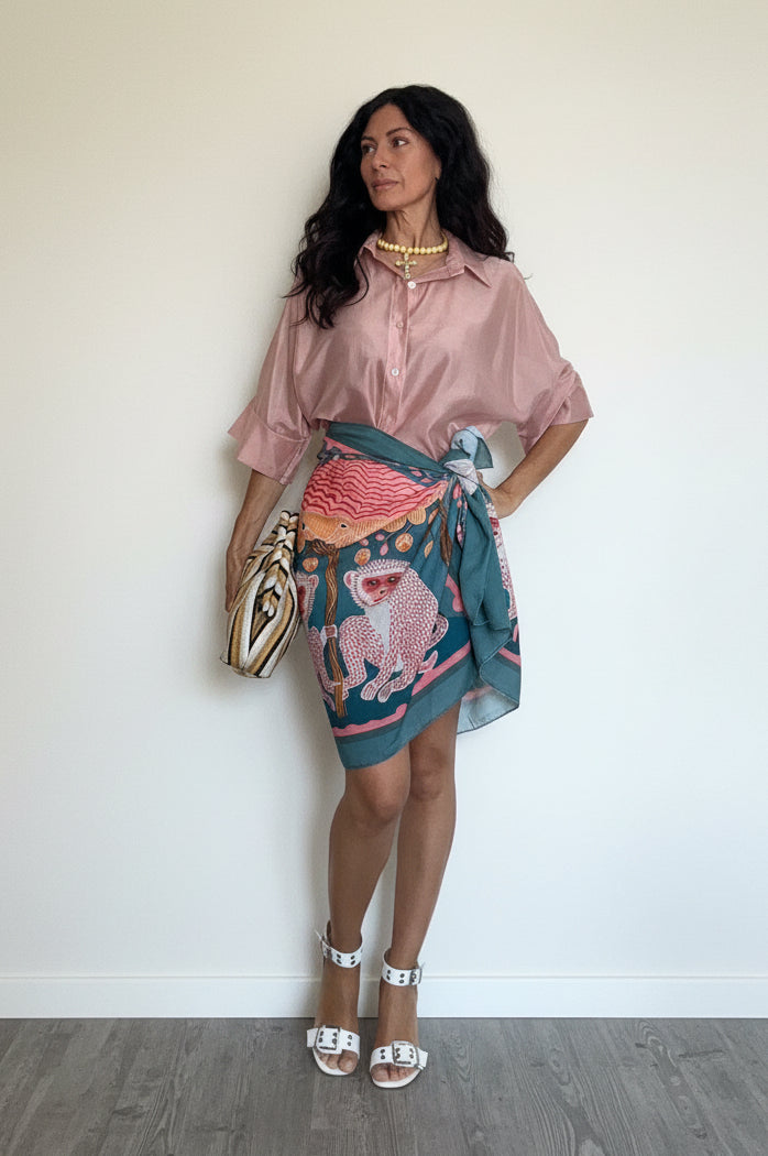 Camicia velata Lady rosa
