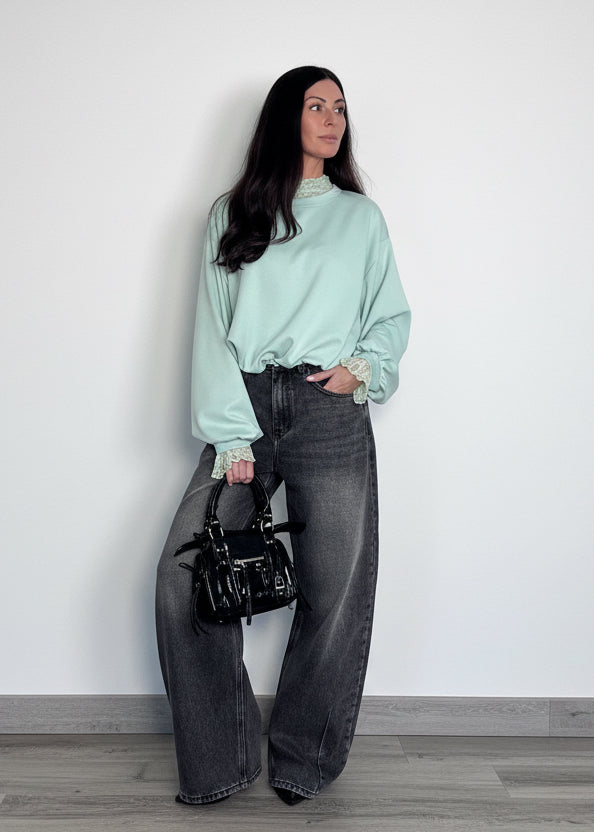 Maglia felpa Sbuffo verde