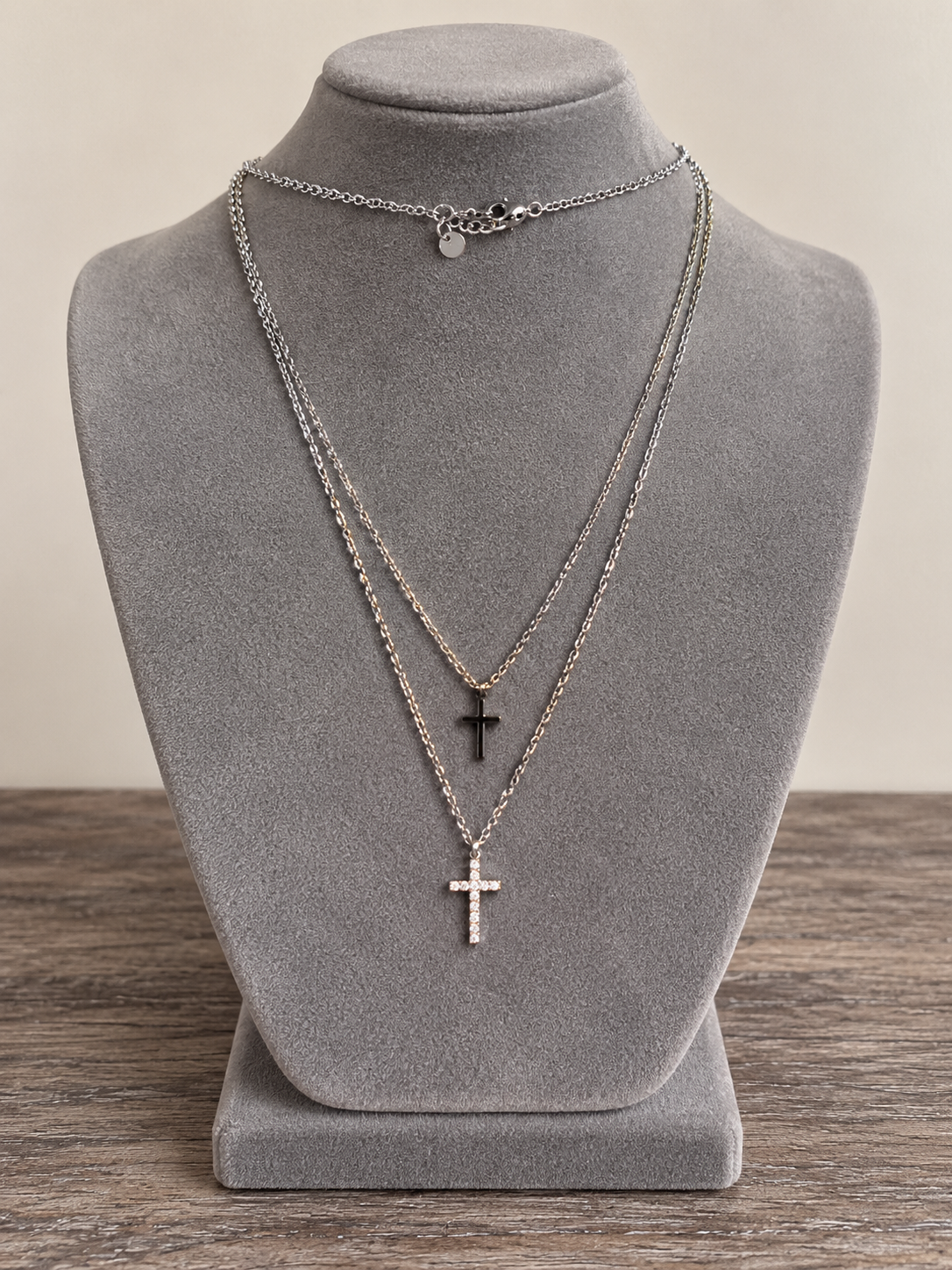 Collana Cross 2 fili