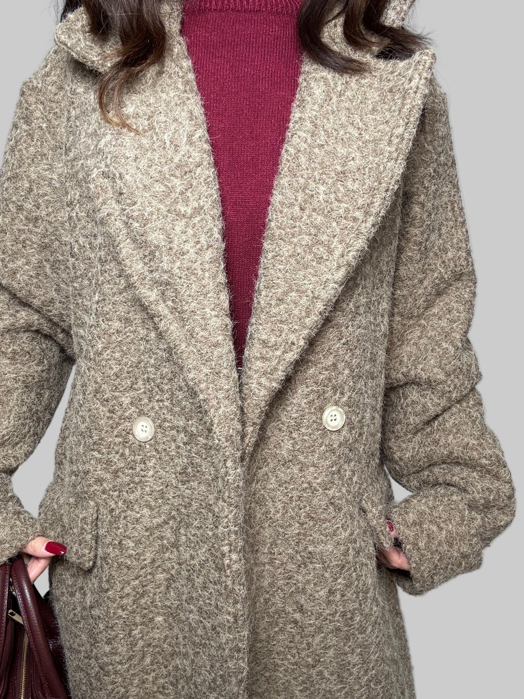 Cappotto over Hannah fango