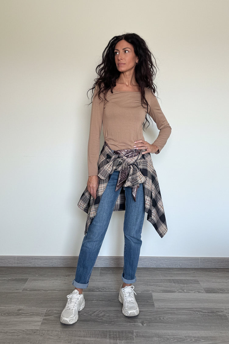 Jeans Skinny Chance con foulard