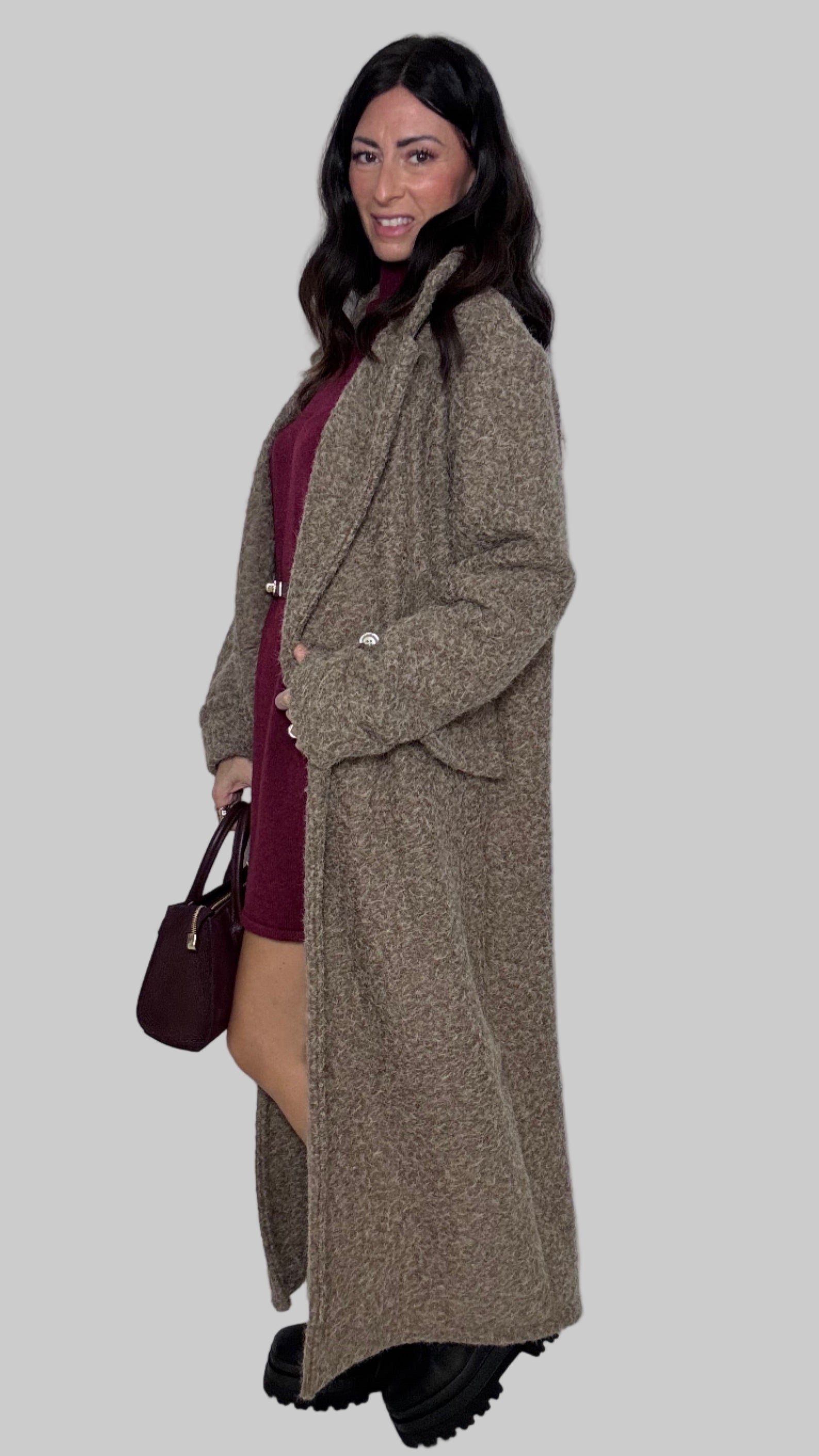 Cappotto over Hannah fango
