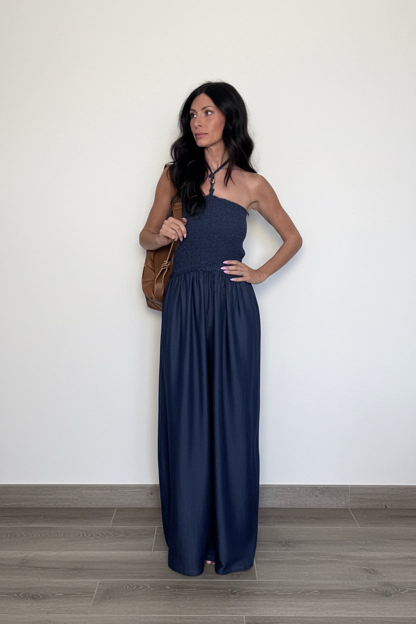 Tuta Denim blu