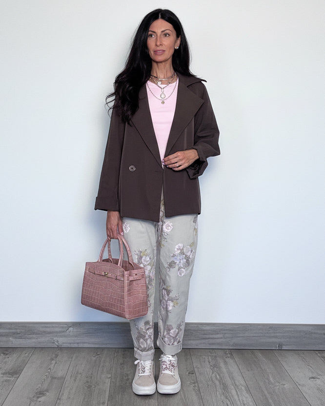 Trench over Dafne cioccolato
