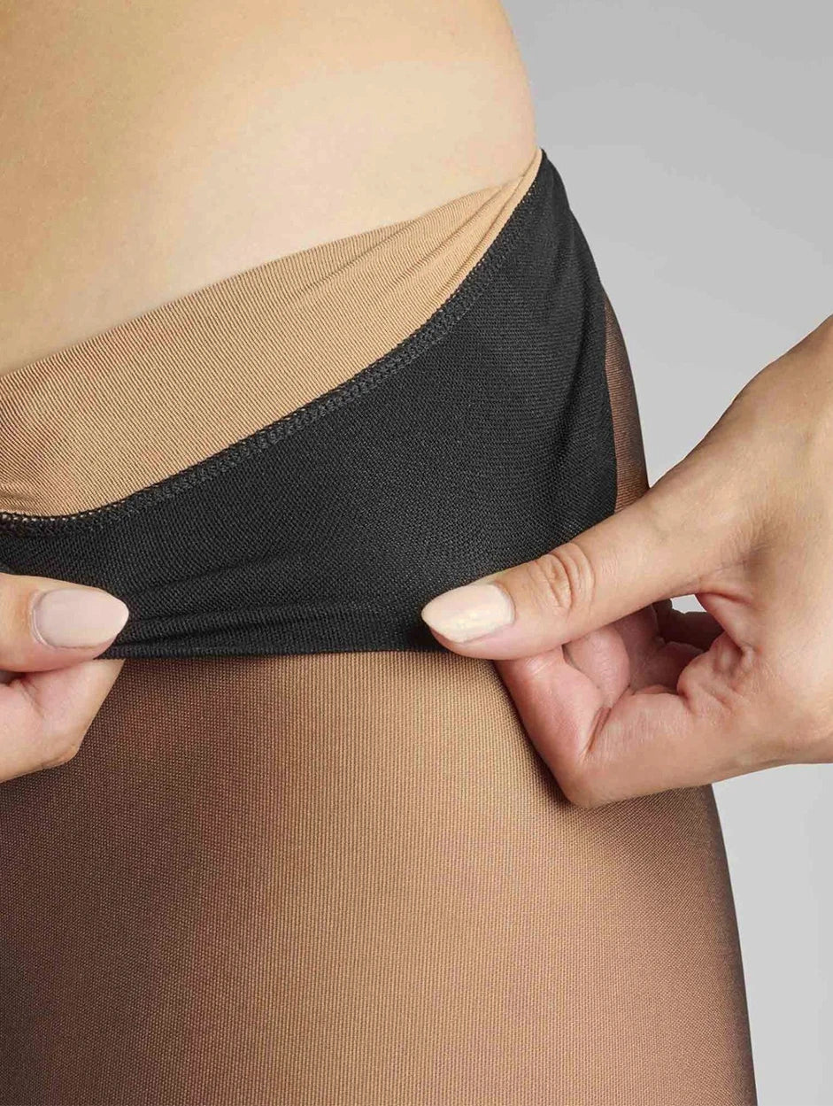 Collant 280 DEN nero effetto velato