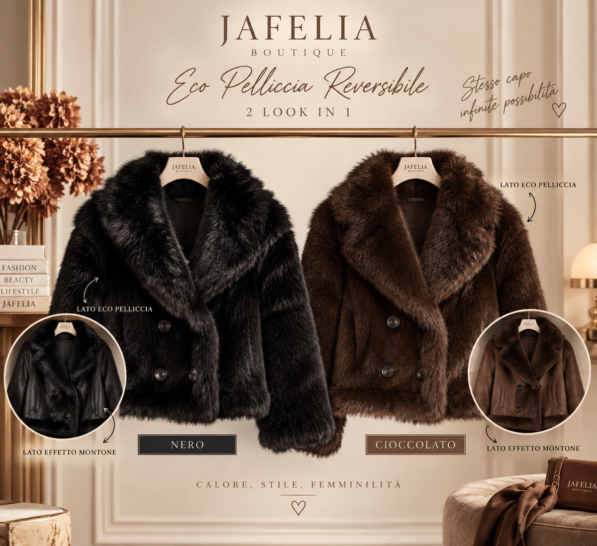 Ecopelliccia 2in1 Diva